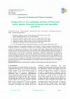 Research paper thumbnail of Comparative in vitro antifungal activities of Simarouba glauca against Fusarium oxysporum and Aspergillus parasiticus