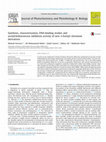 Research paper thumbnail of Synthesis, characterization, DNA-binding studies and acetylcholinesterase inhibition activity of new 3-formyl chromone derivatives