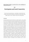 Research paper thumbnail of Participation and social connectivity (2014)