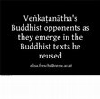 Research paper thumbnail of Veṅkaṭanātha's way of reusing Buddhist texts