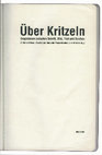 Research paper thumbnail of Opake Krakel: Tanzen zwischen Schreiben und Kritzeln 