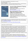 Research paper thumbnail of Sport and austerity in the UK: an insight into Liverpool 2014