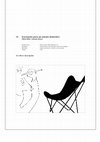 Research paper thumbnail of ESCENARIOS PARA UN ASIENTO DOMÉSTICO. Sillón Bkf, Antonio Bonet.