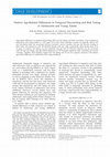 Research paper thumbnail of Distinct age-related differences in temporal discounting and risk taking in adolescents and young adults.