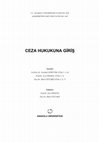 Research paper thumbnail of CEZA HUKUKUNA GİRİŞ