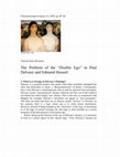 Research paper thumbnail of The Problem of the “Double Ego” in Paul Delvaux and Edmund Husserl