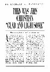 Research paper thumbnail of Then was this Christian 'Glad & Lightsome'