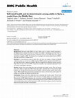 Research paper thumbnail of Self-rated health and its determinants among adults in Syria: a model from the Middle East