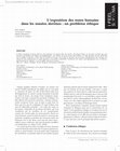 Research paper thumbnail of Display of Human Remains in Slovenian Museums: An Ethical Problem (in French) (with Dan Podjed)