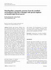 Research paper thumbnail of Dinoflagellate community structure in stratified waters of Bay of Bengal with special emphasis on Harmful Algal Bloom species