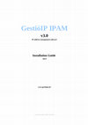 Research paper thumbnail of GestióIP IPAM Installation Guide