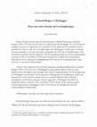 Research paper thumbnail of Gerhard Krüger et Heidegger. Pour une autre histoire de la métaphysique