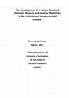 Research paper thumbnail of The development of a patient reported outcome measure and imaging modalities in the evaluation of haemorrhoidal disease