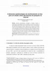 Research paper thumbnail of A dimensão epistemológica do monitoramento on-line:  para um estudo crítico das técnicas de pesquisa na internet