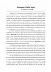 Research paper thumbnail of Resurgent, digital India