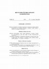 Research paper thumbnail of Venezia come luogo del rinascimento della paremiologia greca. La famiglia Apostolis ed Erasmo da Rotterdam, Revue des Études Sud-Est Européennes, 52/2014, pp. 107-121