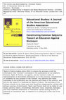 Research paper thumbnail of Constituting Common Subjects: Toward an Education Against Enclosure