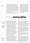 Research paper thumbnail of Mining Universities