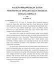 Research paper thumbnail of Perbandingan sistem pemerintahan Indonesia dengan Australia