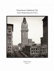 Research paper thumbnail of Dianne Yee - Downtown Oakland Revitalization