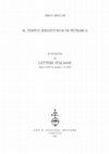 Research paper thumbnail of •	Il tempus irrediturum di Petrarca, in “Lettere Italiane”, LXVI/1, 2014, pp. 94-106.