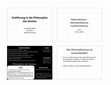 Research paper thumbnail of VO 5 – Einführung in die Philosophie des Geistes