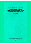 Research paper thumbnail of Deux nouveaux gisements de vertébrés fossiles dans la formation de Célas (Eocène supérieur du Gard). 