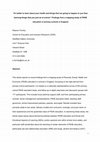 Research paper thumbnail of Formby, E. (2011) ‘“It's better to learn about your health and things that are going to happen to you than learning things that you just do at school”: Findings from a mapping study of PSHE education in primary schools in England’, Pastoral Care in Education 29 (3)