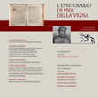 Research paper thumbnail of PETRUS DE VINEA, Epistolae. L'epistolario di Pier della Vigna, Centro Europeo di Studi Normanni - Rubbettino, 2014 (ISBN 9788849840254)