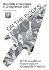 Research paper thumbnail of 'On the Rocks' - International Symposium on Knappable Materials - Call-for-papers