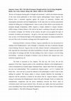 Research paper thumbnail of Argyrou, Vassos. 2013. The Gift of European Thought and the Cost of Living, Berghahn Books: New York, Oxford, 148 pp