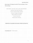 Research paper thumbnail of Relational Agency: Developing the Social Side of Teacher Leadership in a Teacher Education Program