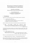 Research paper thumbnail of The genesis of Wh-based correlatives: From indefiniteness to relativization [Oleg Belyaev, Dag Haug]