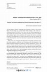 Research paper thumbnail of Review of: Helen Sanson, Women, Language and Grammar in Italy: 1550-1900 published in Gender and Language, vol. 7-3 2013, pp. 409-411