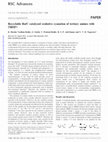 Research paper thumbnail of Recyclable Ru/C catalyzed oxidative cyanation of tertiary amines with TBHP{