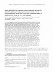 Research paper thumbnail of Spatial distributions of oxygenated organic compounds (dicarboxylic acids, fatty acids, and levoglucosan) in marine aerosols over the western Pacific and off the coast of East Asia: Continental outflow of organic aerosols during the ACE-Asia campaign