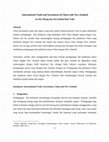 Research paper thumbnail of International Trade and Investment of China with New Zealand