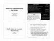 Research paper thumbnail of VO 6 – Einführung in die Philosophie des Geistes