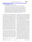 Research paper thumbnail of Enhanced photocurrent in solution processed electronically coupled CdSe nanocrystals thin films