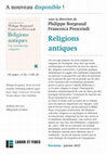 Research paper thumbnail of Religions antiques. Une introduction comparée (réédition 2015)