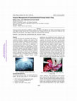 Research paper thumbnail of Surgical management of a Gastrointestinal foreign body in a dog