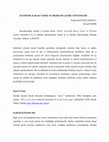 Research paper thumbnail of İŞYERİNDE KARAR VERME VE PROBLEM ÇÖZME YÖNTEMLERİ