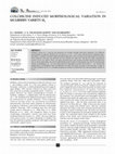 Research paper thumbnail of Colchicine induced morphological variations in mulberry variety M5.