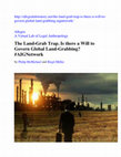 Research paper thumbnail of McMichael, Phil, Müller, Birgit 2014 The Land-Grab Trap: Is There a Will to Govern Global Land Grabbing? Focaalblog http://www.focaalblog.com/2014/09/19/philip-mcmichael-birgit-muller-the-land-grab-trap-is-there-a-will-to-govern-global-land-grabbing/