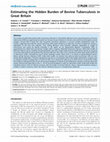 Research paper thumbnail of Estimating the Hidden Burden of Bovine Tuberculosis in Great Britain