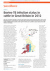 Research paper thumbnail of Bovine TB infection status in cattle in Great Britain in 2012