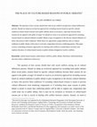 Research paper thumbnail of The Place of Culture-based Reasons in Public Debates