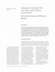 Research paper thumbnail of Stirling, L. M. 2008. "Pagan Statuettes in Late Antique Corinth: Sculpture from the Panayia Domus." Hesperia 77: 89-161. 