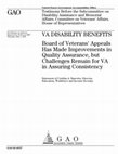 Research paper thumbnail of VA Responsibility Congressional Testimony Report May 2005