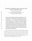 Research paper thumbnail of Correlation of the Highest-Energy Cosmic Rays with Nearby Extragalactic Objects